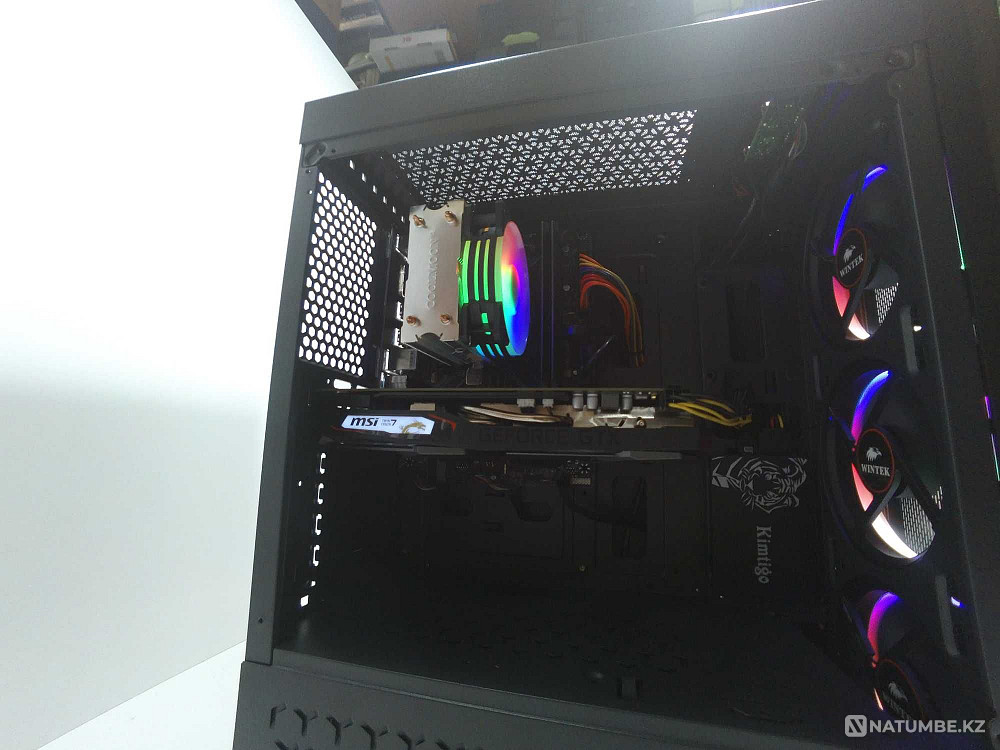 новый игровой Core i3 9100\озу16G\SSD120\HDD1500\GTХ 1650 Алматы - изображение 3