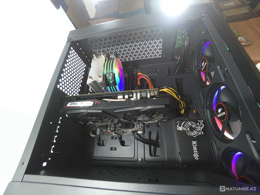 новый игровой Core i3 9100\озу16G\SSD120\HDD1500\GTХ 1650 Алматы - изображение 4