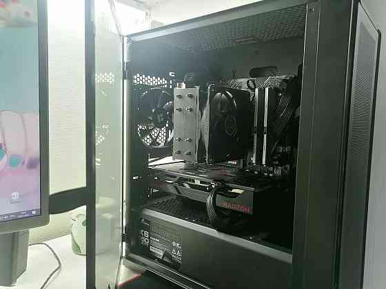 6650xt(=3060ti)+r5 5600(=i5 12400f)+m2 1tb+2*8gb игровой компьютер Almaty