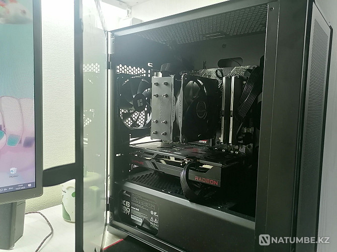 6650xt(=3060ti)+r5 5600(=i5 12400f)+m2 1tb+2*8gb gaming computer Almaty - photo 3