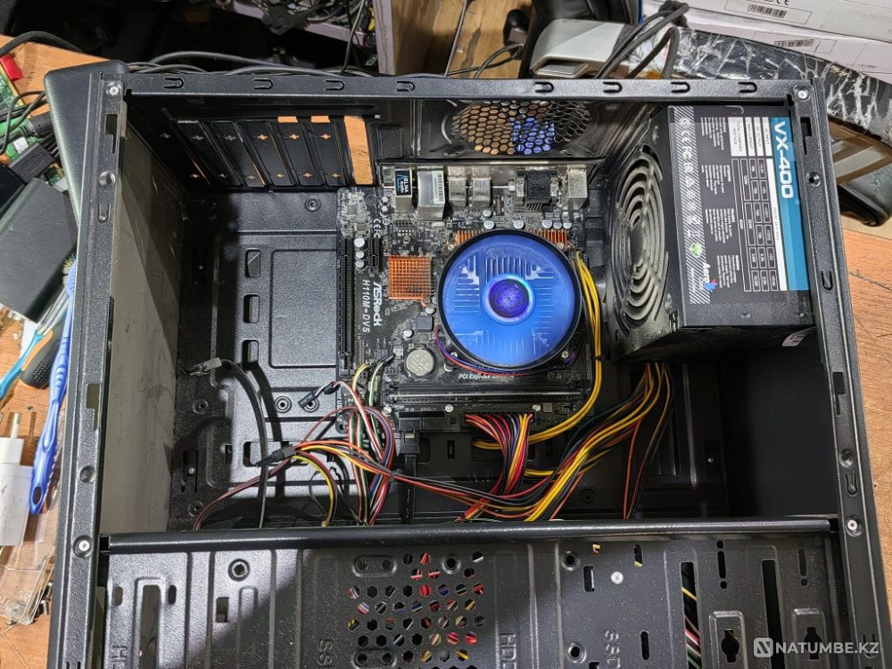 Кейс;процессор Core i3 7100; блок питания; материнская плата Алматы - изображение 2