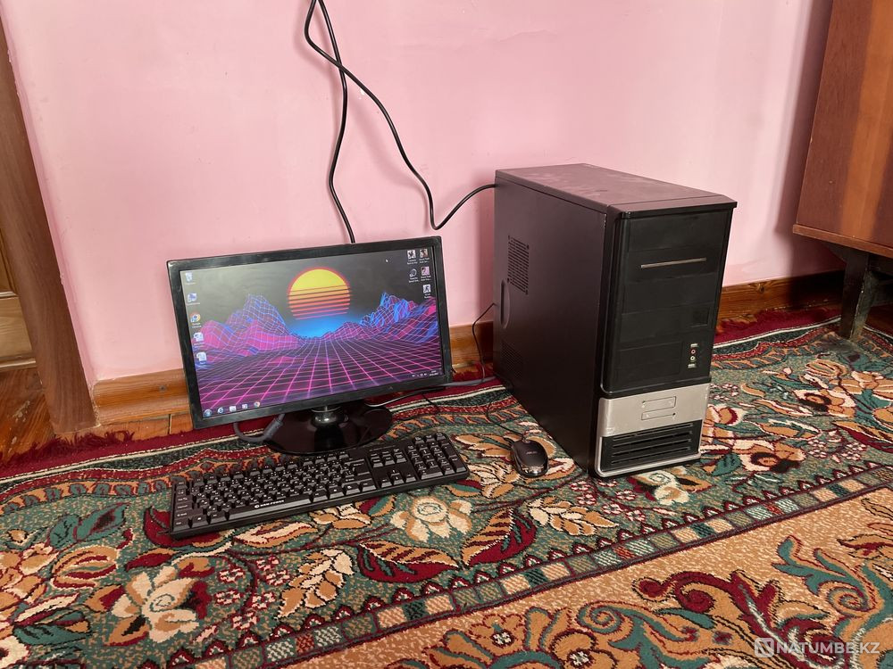 Computer set (Processor; monitor; keyboard and mouse) Almaty - photo 1
