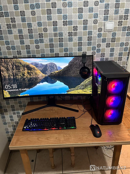 Игровой сет компьютер (Geforce RTX3060) + монитор Xiaomi Curved Gaming Алматы - изображение 1