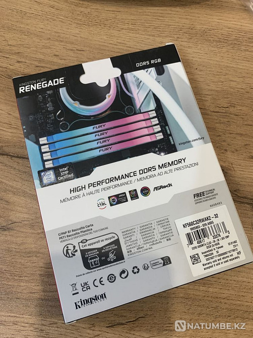 Продам топовый ОЗУ Kingston Fury Renegade 32GB | 2x16GB Алматы - изображение 2