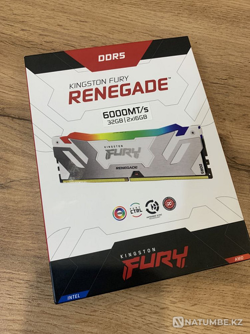Продам топовый ОЗУ Kingston Fury Renegade 32GB | 2x16GB Алматы - изображение 1