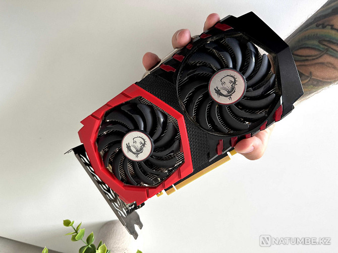 Видеокарта MSI GeForce GTX 1050 Ti GAMING X 4GB Алматы - изображение 1