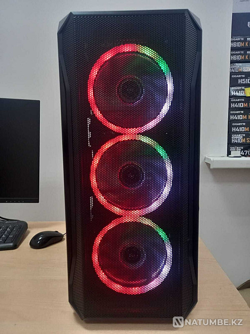 New system unit i5 12400F + RTX 3060 12GB. 1 year warranty! Almaty - photo 1