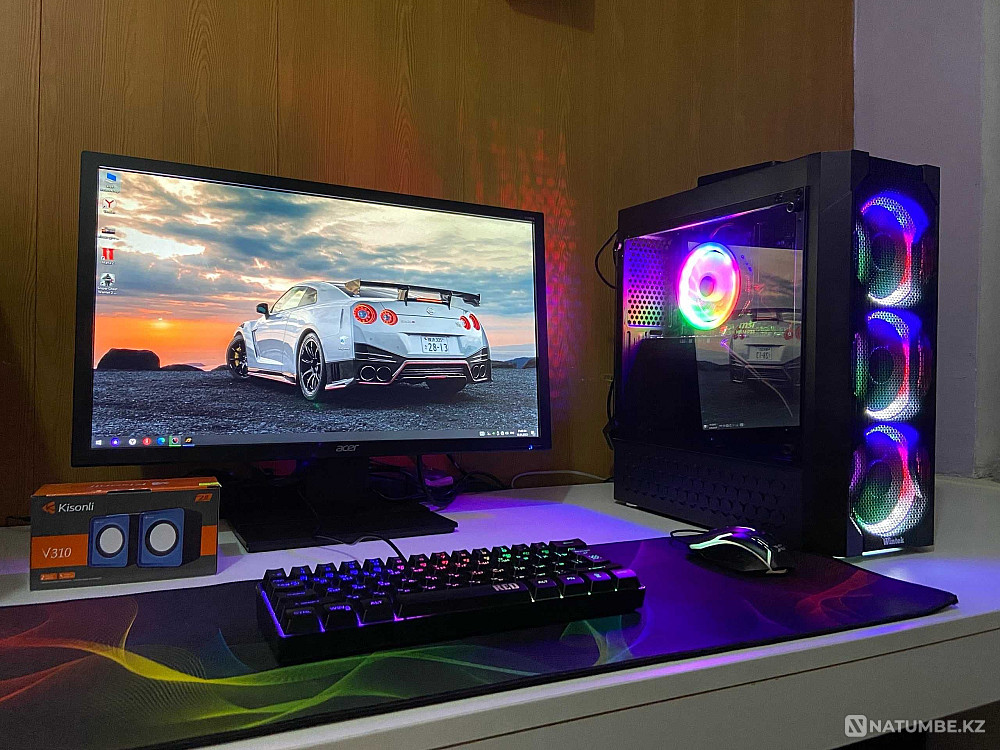 PROMOTION! PROMOTION! Gaming computer complete with warranty Almaty - photo 1
