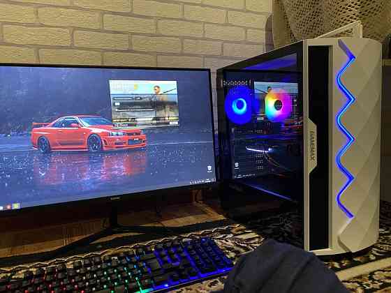 Игровой компьютер с гарантией полный комплект  Алматы
