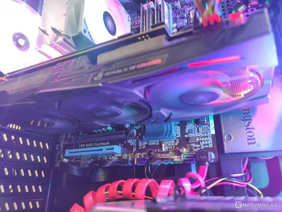 Игровой компьютер Core i7/32GB/SSD/GTX 1070 8GB+32 дюйм 144 Гц монитор Алматы - изображение 6