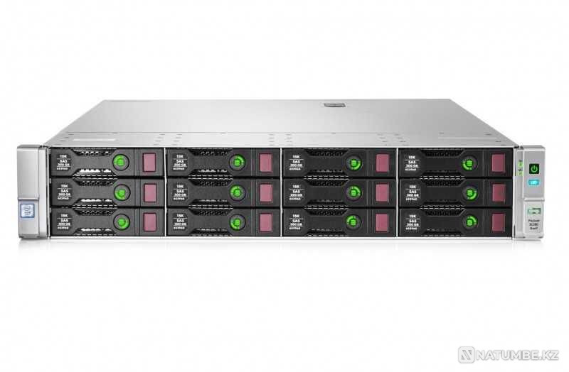 Сервер HP DL380 3.5 G9 2680v4 x2/128gb 16gb x8/Raid P840 4gb/800w. Алматы - изображение 1