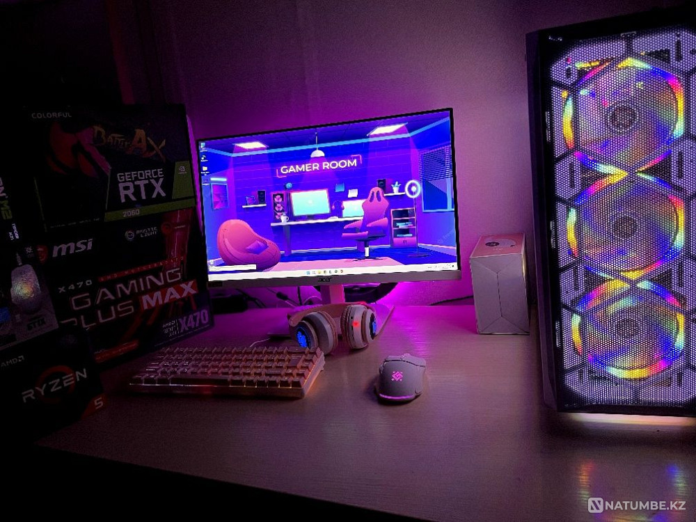 Продам или обмен игровой компьютер Ryzen 5 RTX Алматы - изображение 8
