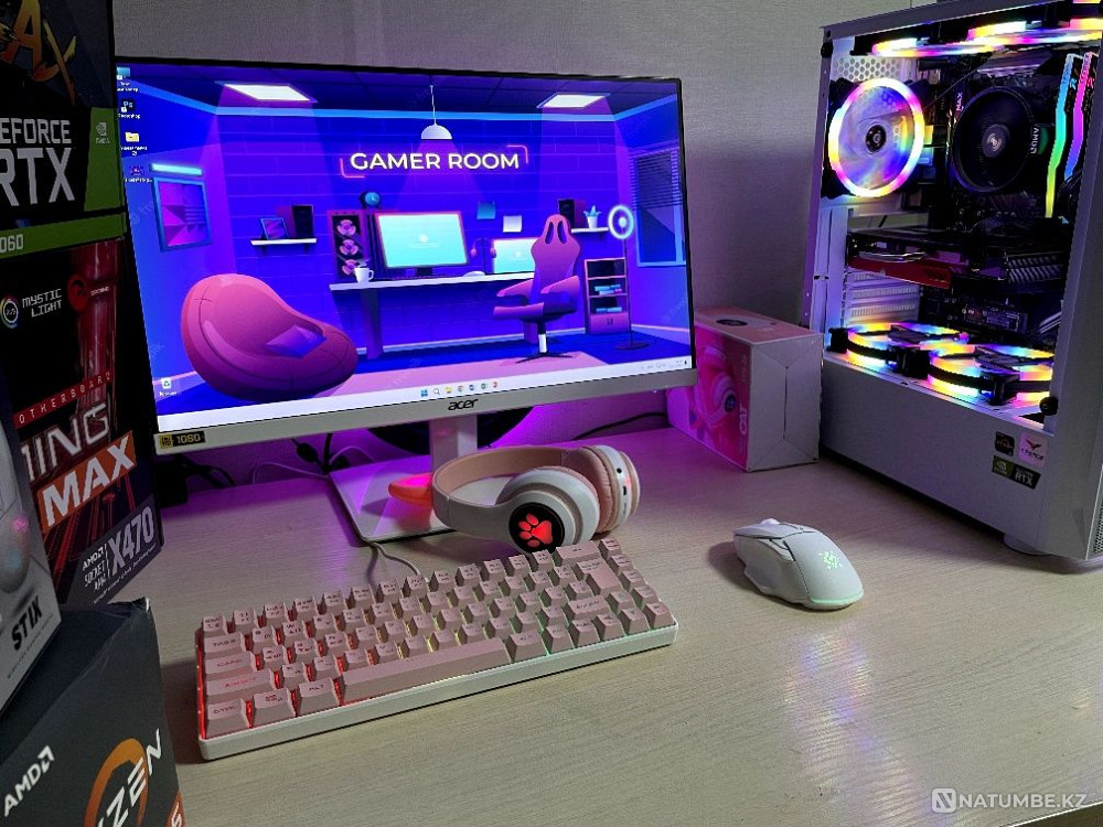 Продам или обмен игровой компьютер Ryzen 5 RTX Алматы - изображение 2