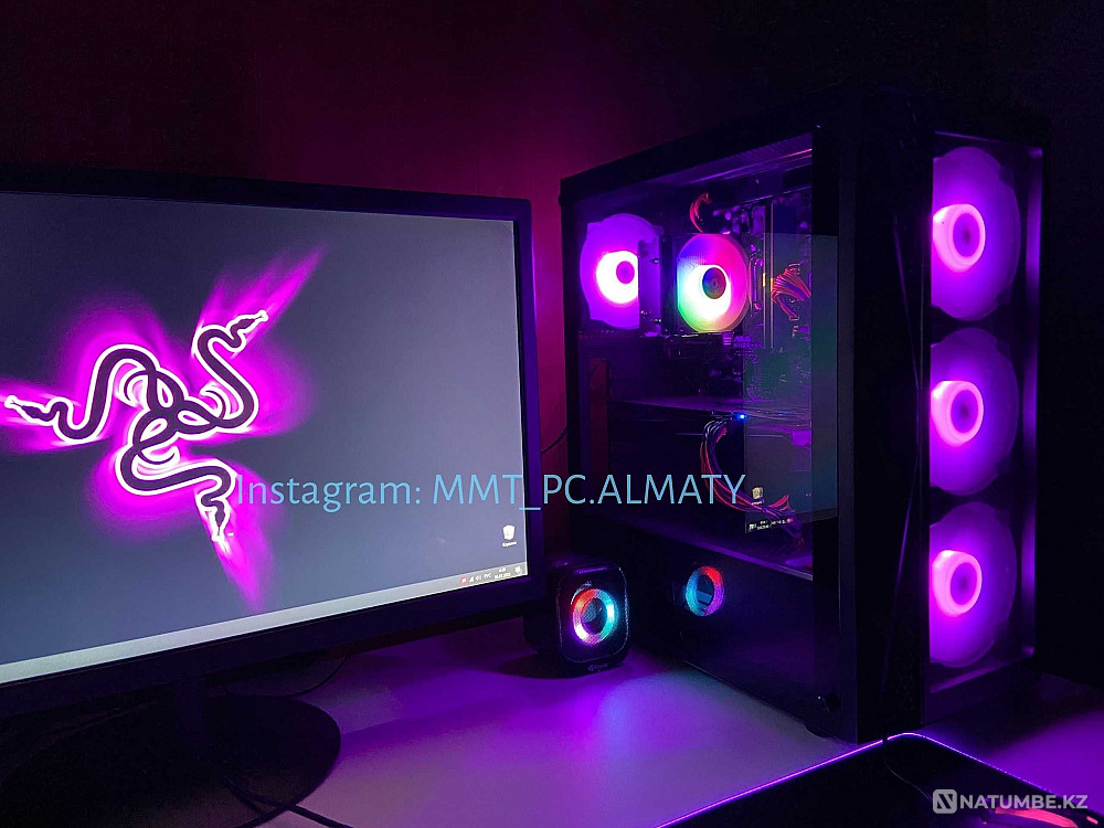 PROMOTION PROMOTION Gaming computer complete set with warranty Almaty - photo 1