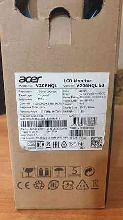 Монитор новый Acer V206HQL Алматы