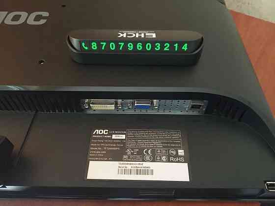 Монитор 24" AOC черный Алматы
