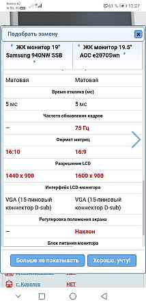 Монитор samsung Sync Master 940 nw Алматы