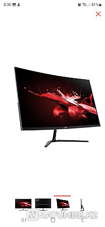Монитор acer ED320QRP Алматы - изображение 3