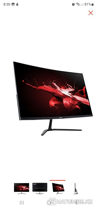 Монитор acer ED320QRP Алматы - изображение 3