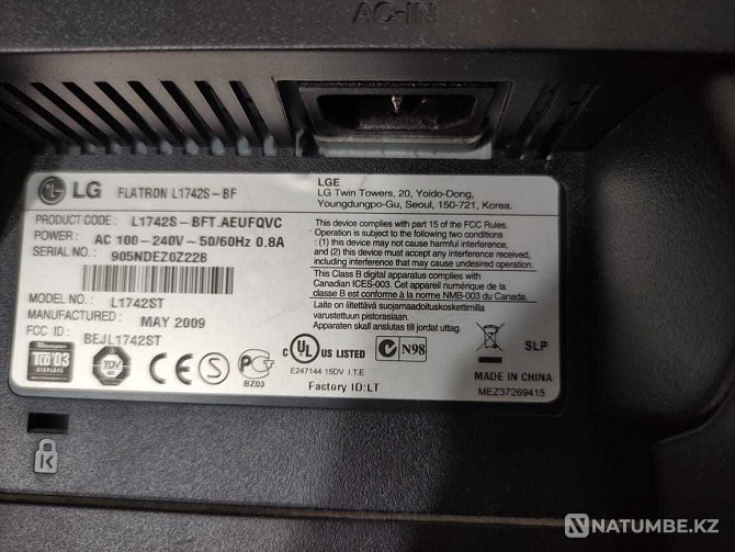 Продам монитор LG flatron Алматы - изображение 2