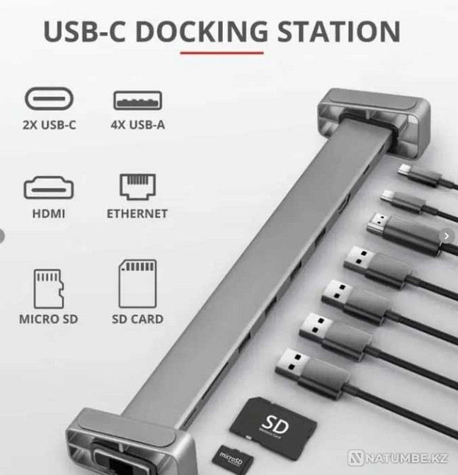 Монитор USB HUB+клава ASUS+мышь ASUS+Наушники Алматы - изображение 2