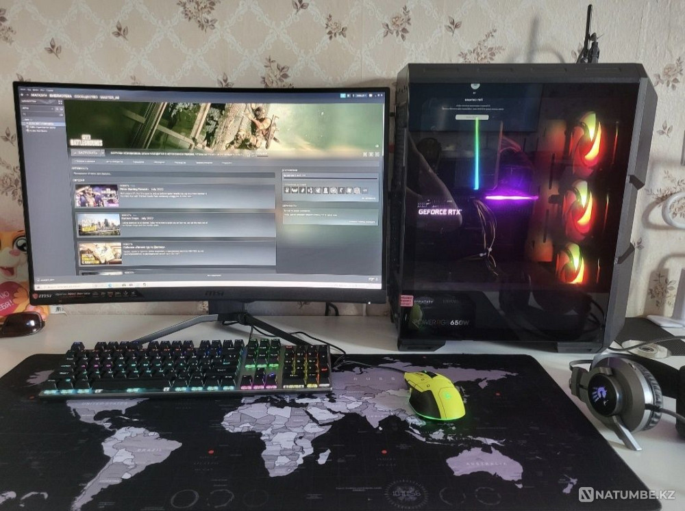 Продам монитор MSI 27 - 2K Алматы - изображение 1