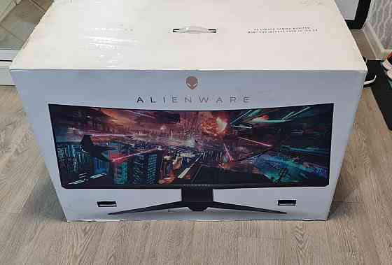 Игровой монитор 34 Dell ;Alienware AW3418DW; 34" Curved; IPS; 3440x144 Алматы