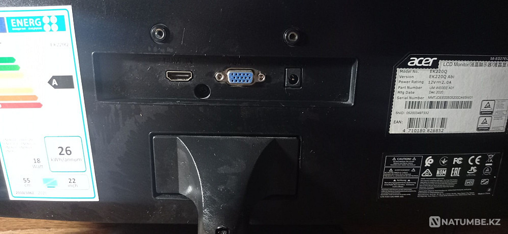 Acer 21.5 inch monitor Almaty - photo 3
