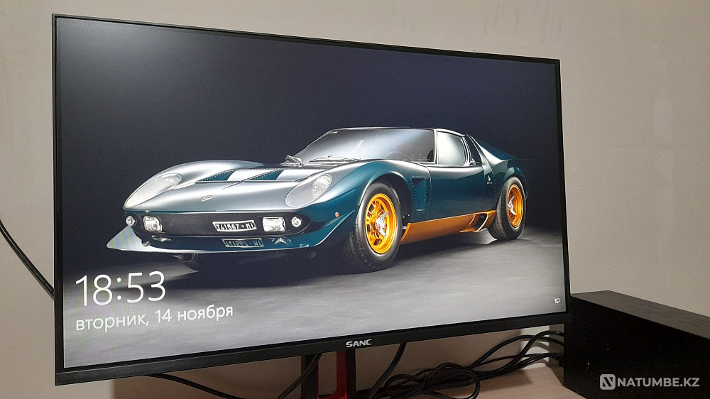 Monitor Sanc 2433A; Black-Red; 23.8