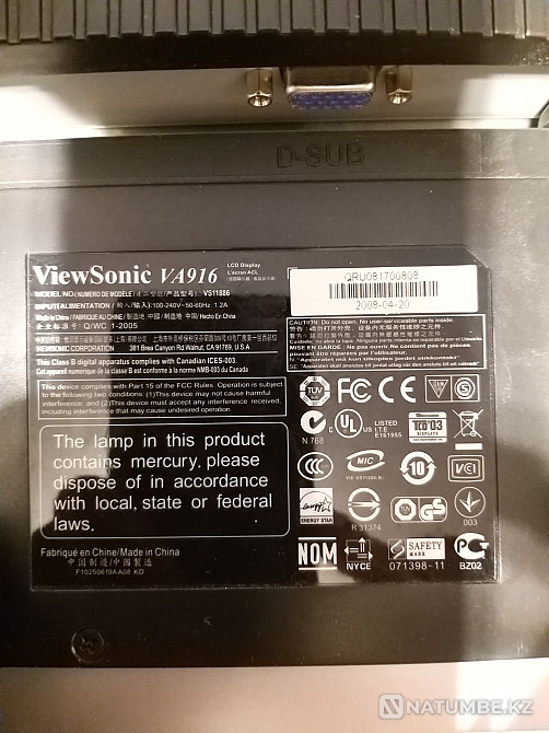 Монитор ViewSonic Алматы - изображение 4