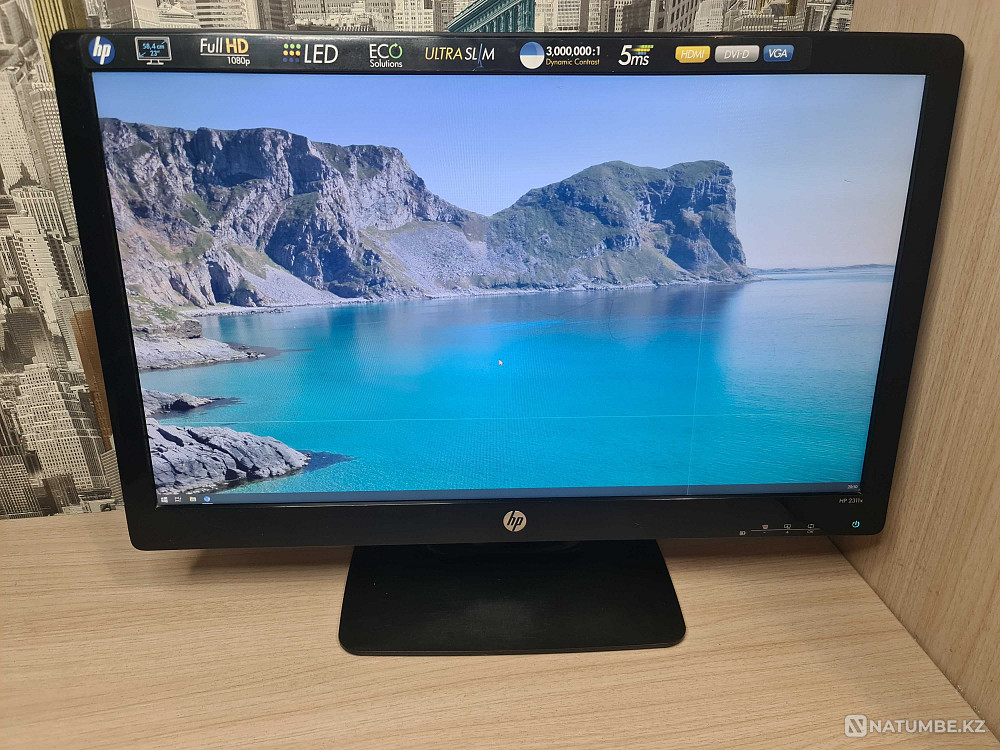 Үлкен HP 23 дюймдік HDMI  Алматы - изображение 1