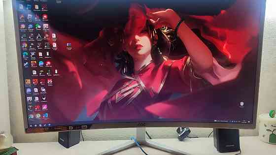 Продам 2к 32" монитор(вогнутый) Алматы