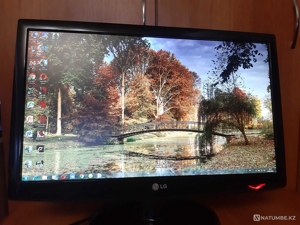 Өте жақсы жағдайда LG мониторы (Full HD 23 дюйм 75 Гц) сатылады.  Алматы - изображение 2