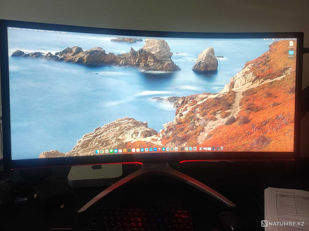 Продам Монитор 35" AOC AGON AG352UCG6; Black; 4k; 100 герц Алматы - изображение 1