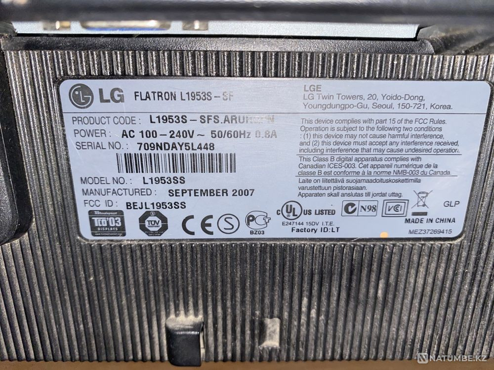 LG flatron l1953s - sf Алматы - изображение 3