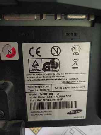 samsung syncmaster 740 BF дисплей Алматы