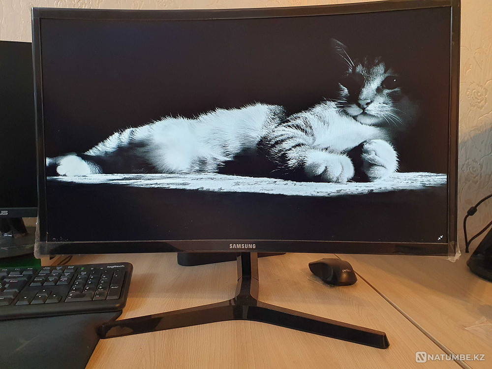Игровой монитор SAMSUNG 24" изогнутый Алматы - изображение 1