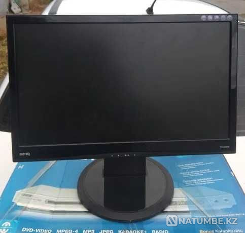 Меняю монитор марки Benq диагональ екрана 19 состояние отличное Алматы - изображение 2