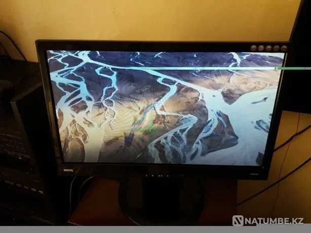 Меняю монитор марки Benq диагональ екрана 19 состояние отличное Алматы - изображение 1
