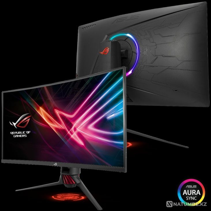 Игровой монитор asus rog strix XG32VQ Алматы - изображение 1