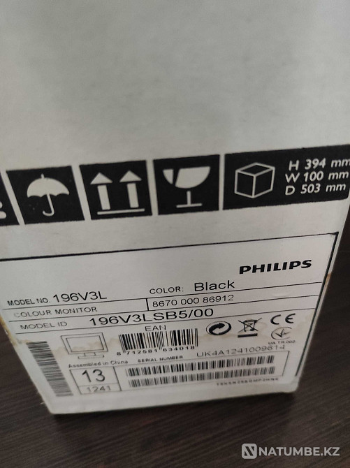 Монитор Philips 196V3L Алматы - изображение 4