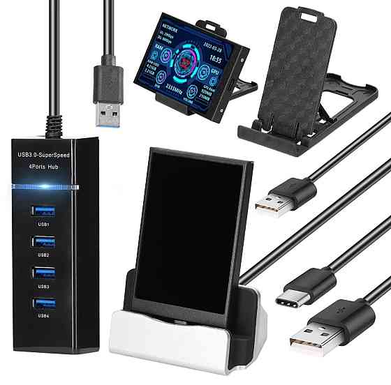 Мини монитор для ПК; Aida64 Алматы