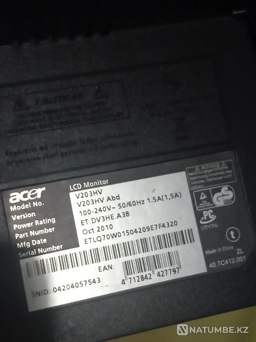 Монитор ACER буу Алматы - изображение 3