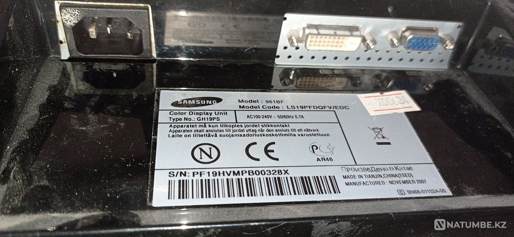 Монитор Samsung 19 дюймов Алматы - изображение 3