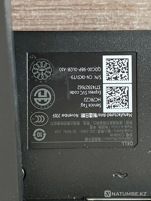 Монитор DELL E2418HN Алматы - изображение 3