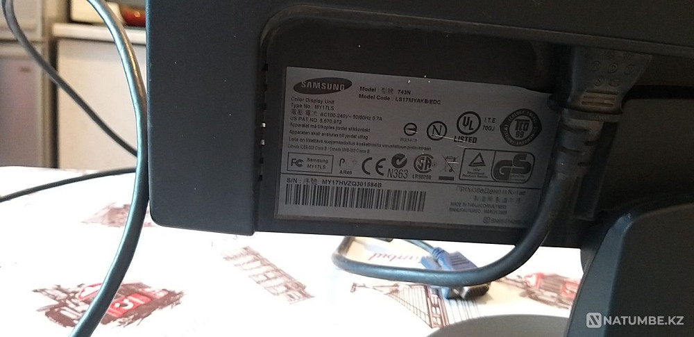 Продам Монитор Samsung MY 17LS Алматы - изображение 4