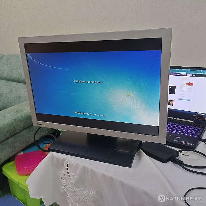 Selling a working monitor for PC or video surveillance Almaty - photo 1