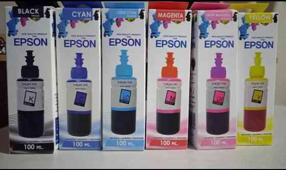 Чернила краска для принтера Epson 664 Алматы
