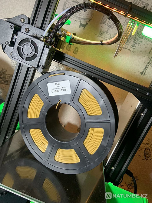 3D басып шығаруға және 3D қаламдарға арналған пластик; PLA және PETG жіпті 3D принтері  Алматы - изображение 3