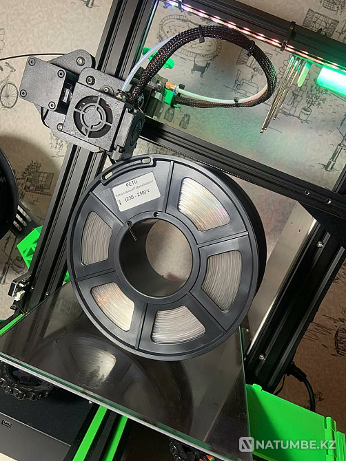 3D басып шығаруға және 3D қаламдарға арналған пластик; PLA және PETG жіпті 3D принтері  Алматы - изображение 2